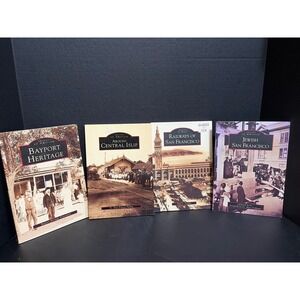 Lot 4 Images of America Books Bayport Railways Jewish San Francisco Cent Islip